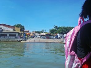Llegada con la balsa a Arraial d'Ajuda